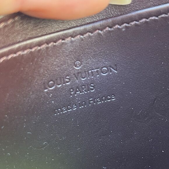 LOUIS VUITTON Amarante Vernis Zippy Coin Purse Card Wallet Purple - Picture 12 of 14